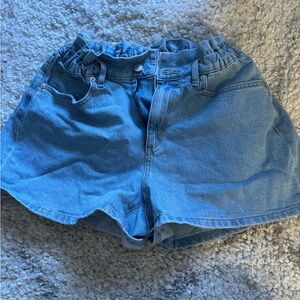 Loft High Waisted Paperbag Shorts